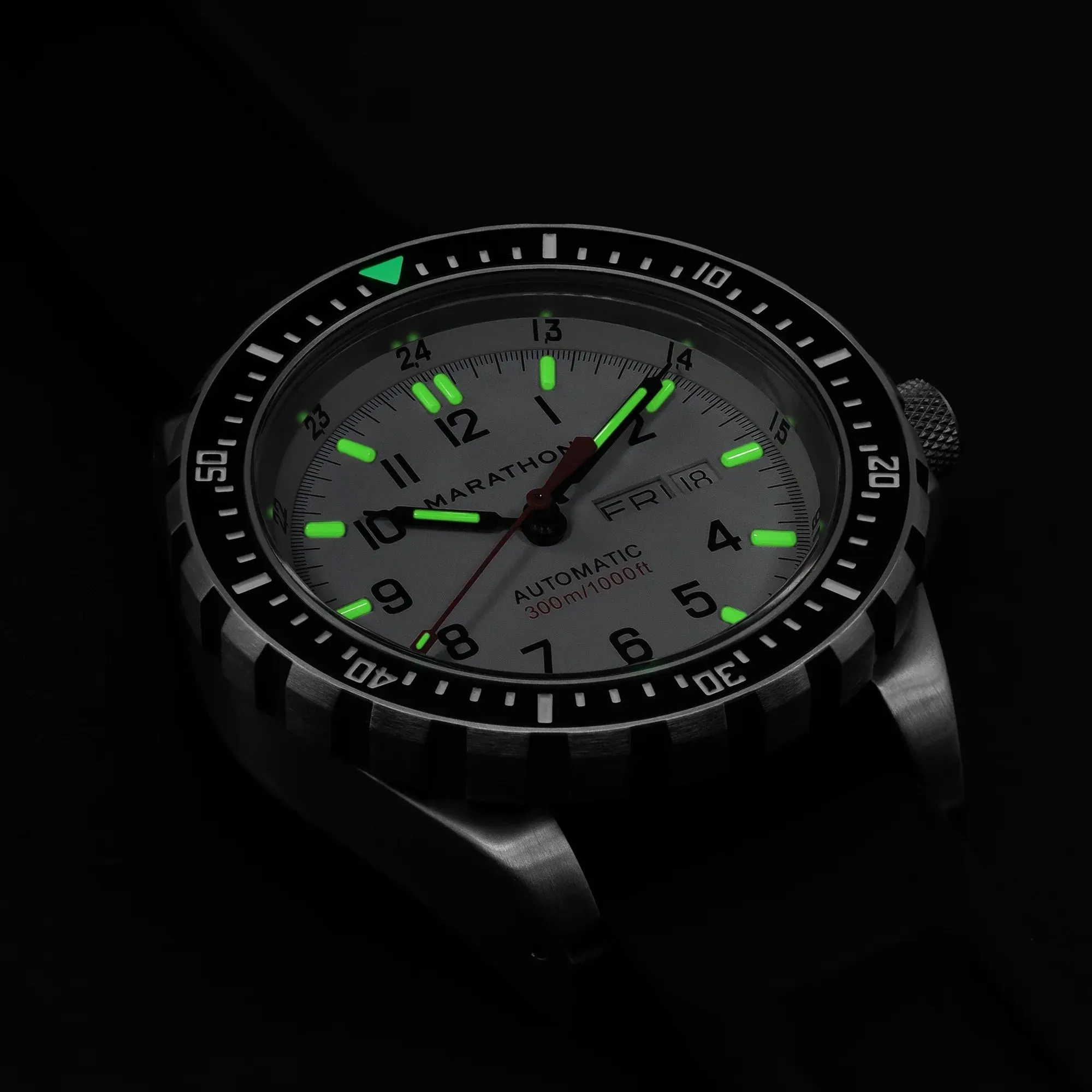 Marathon Arctic Edition Jumbo Diver's Automatic (JDD) - 46mm No Government Markings Stainless Steel WW194021BRACE-WD