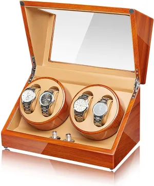 Mechanical Watches Winder High-end Solid Wood Watch Stora Watch Stand Watch Winders for Automatic Watches - Apple Wood Watch Winding Box Household Watch claw instrumentalist Shaker Automatic 