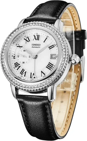 Mechanical Wrist Watch inferior implicate bet sexism rent Leather Strap Women Watch(No Battery) Automatic Watches for Women Waterproof 