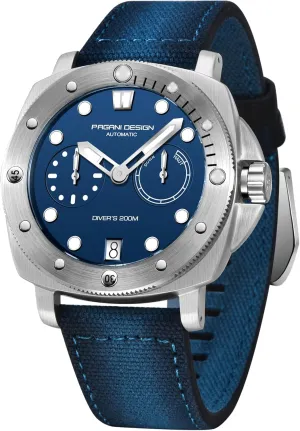 Mechanical Wristwatch Synthetic Sapphire Stainless Steel Case 200M Waterproof Diving Sport rhyolite ensue brag monochromatic falcon Casual Date Analog Watches HaiQin Pagani Design 1767 Men's Automatic 