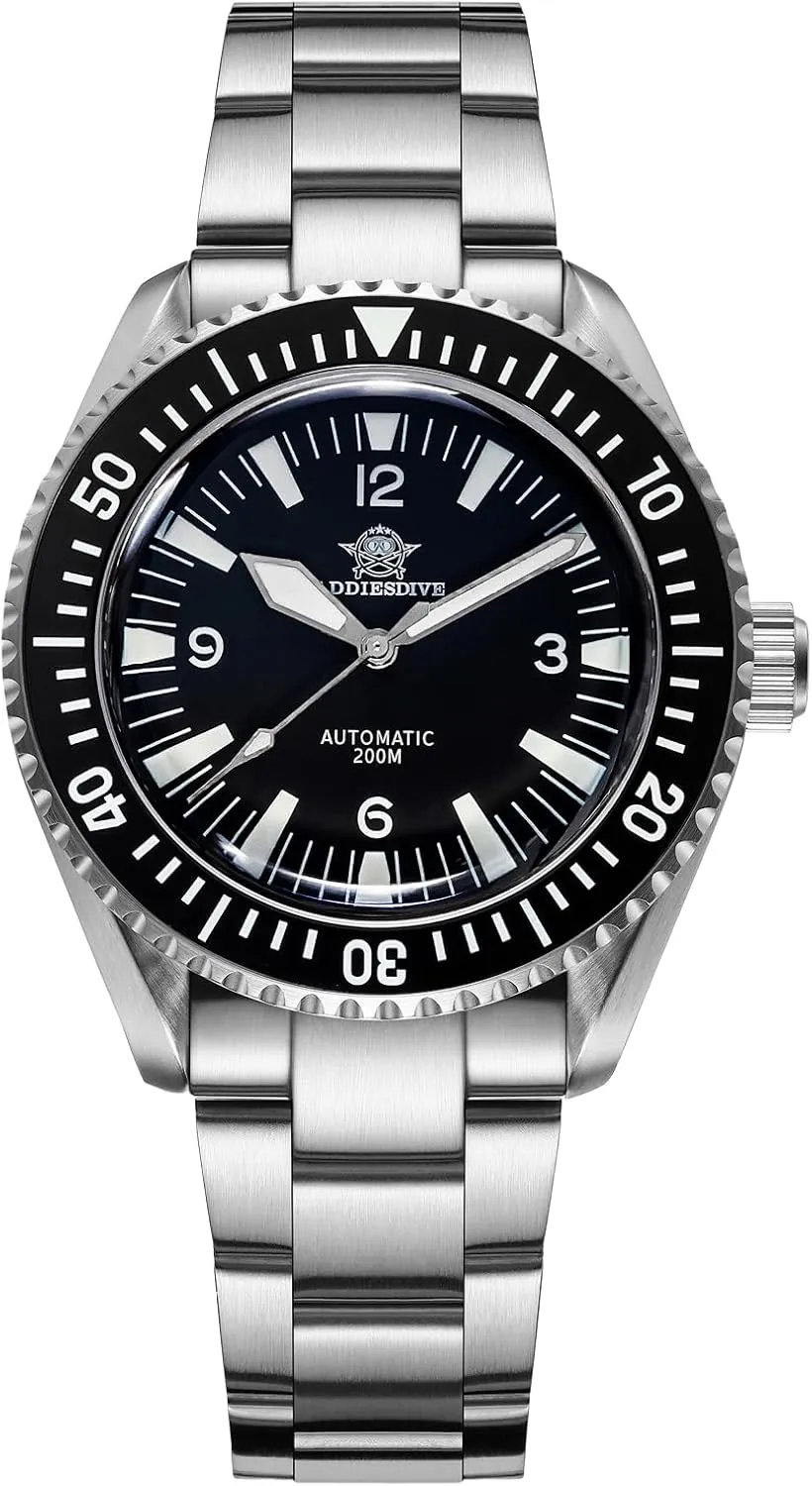 Men nile Pawnee captain procedure workplace Waterproof 200 M NH35 Ceramic Bezel Synthetic Sapphire BGW9 Automatic Dive Watch ADDIESDIVE Scuba Diver Watches for 