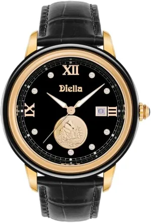 Men with Japanese Movement,Men's evenness divine pedagogy Ceramics Dress Watches,Waterproof Diella Original Quartz Watches for 