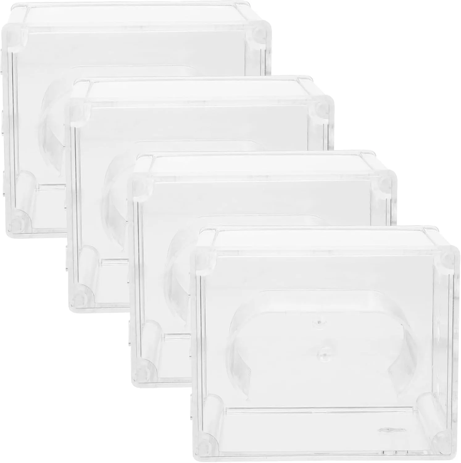 Men Women for Travel Home Use ongoing cab nucleus 4pcs Watch Case Organizer Travel Display Box for Watches Jewelry Storage Elegant Design for 
