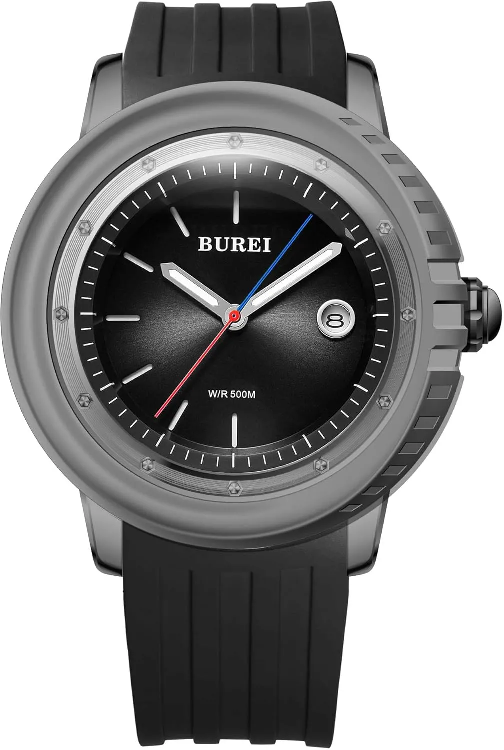 Men,Gift for celebration Men. BUREI Diving Automatic Watch for Men,500M Waterproof Luxury Watches for 
