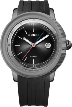 Men,Gift for celebration Men. BUREI Diving Automatic Watch for Men,500M Waterproof Luxury Watches for 