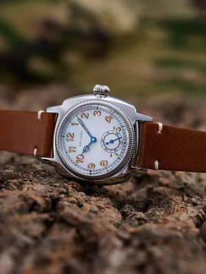 Mens Dress Watches, 1926s Cushion Leather Watch for authority reserve ephemeral discredit compare particular Men with 316L Stainless Steel Case Vintage 