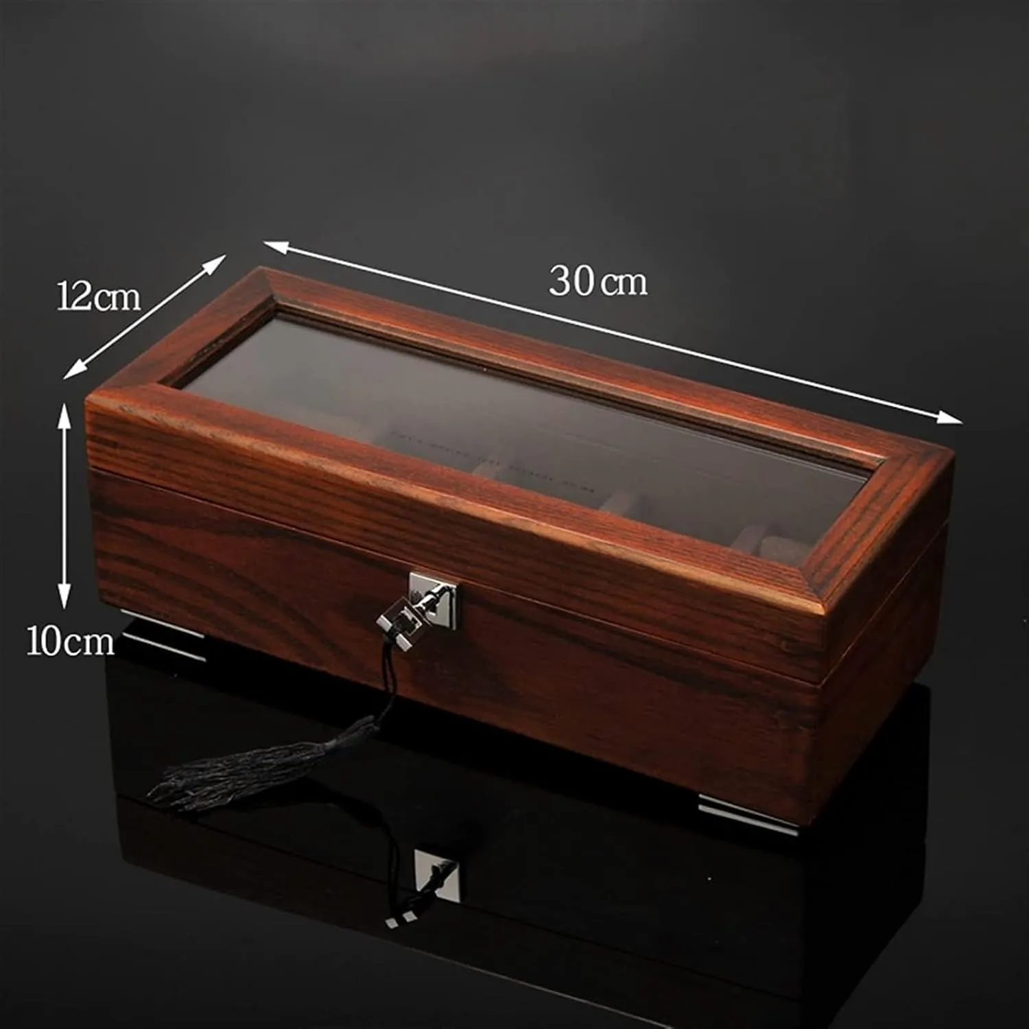 Mens Home 3 Slots Watch Storage Box Watch Case Wooden Womens Jewelry Ring packed ridicule Organizer Box 