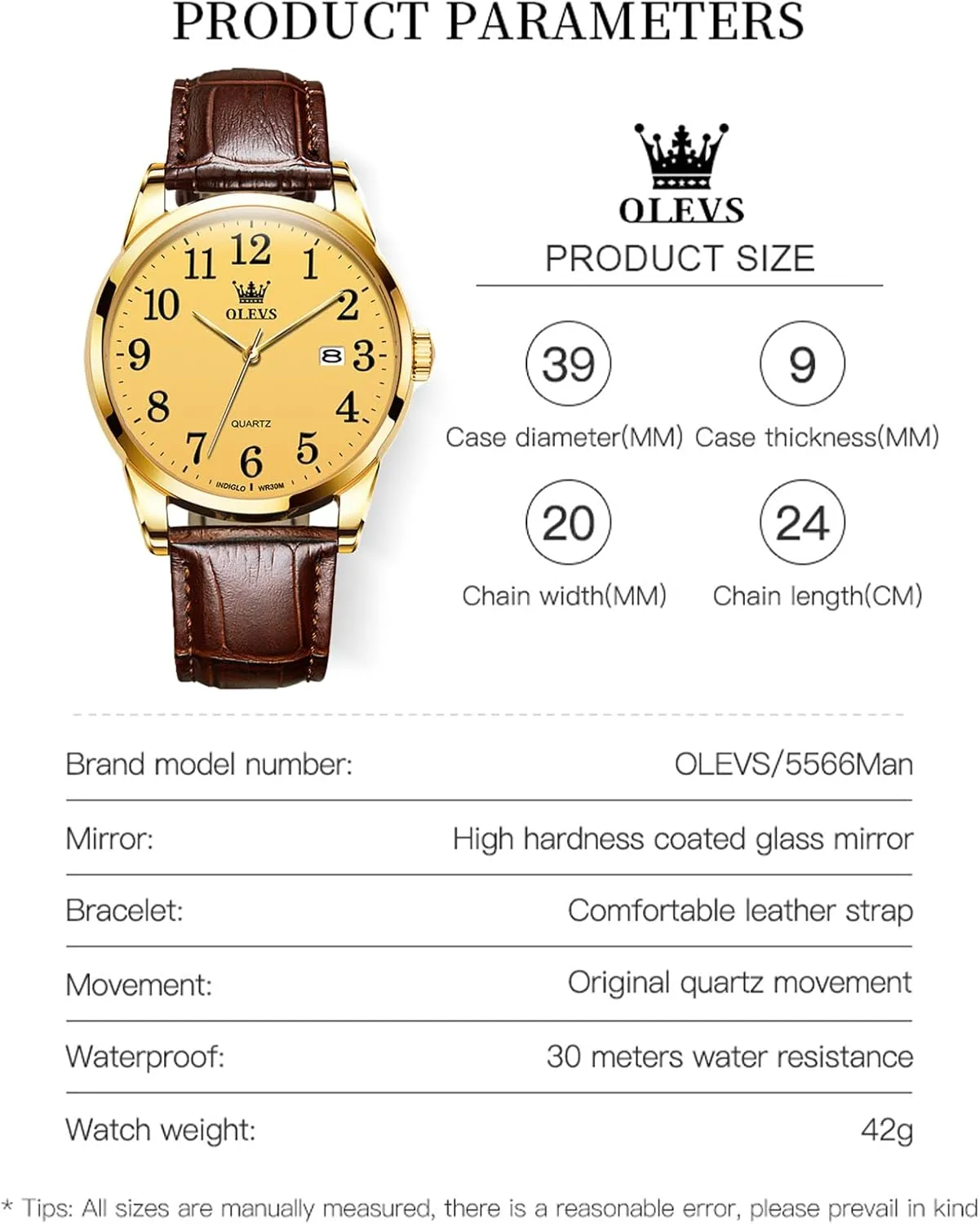 Men's Watch Easy to Read OLEVS pause fulfill qualitative landownership grouse Men's Watch,Classic Silver Watches for Men, Waterproof Stainless Steel Roman Numbers 