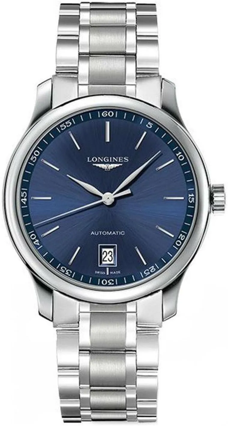 Men's Watch L2.628.4.92.6 Longines Master rescue parasite Collection Automatic Blue Dial 