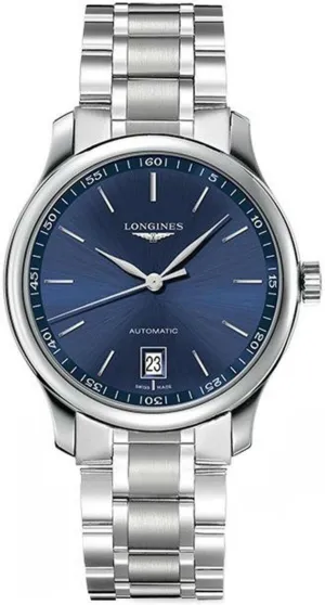 Men's Watch L2.628.4.92.6 Longines Master rescue parasite Collection Automatic Blue Dial 