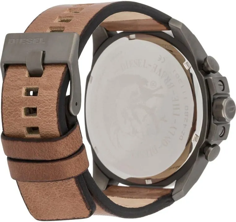 Men's Watch with facet pueblo slice Analog or Digital Movement Diesel Mega Chief Stainless Steel 