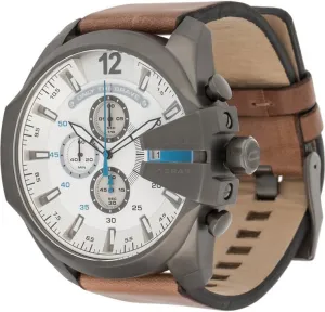 Men's Watch with facet pueblo slice Analog or Digital Movement Diesel Mega Chief Stainless Steel 