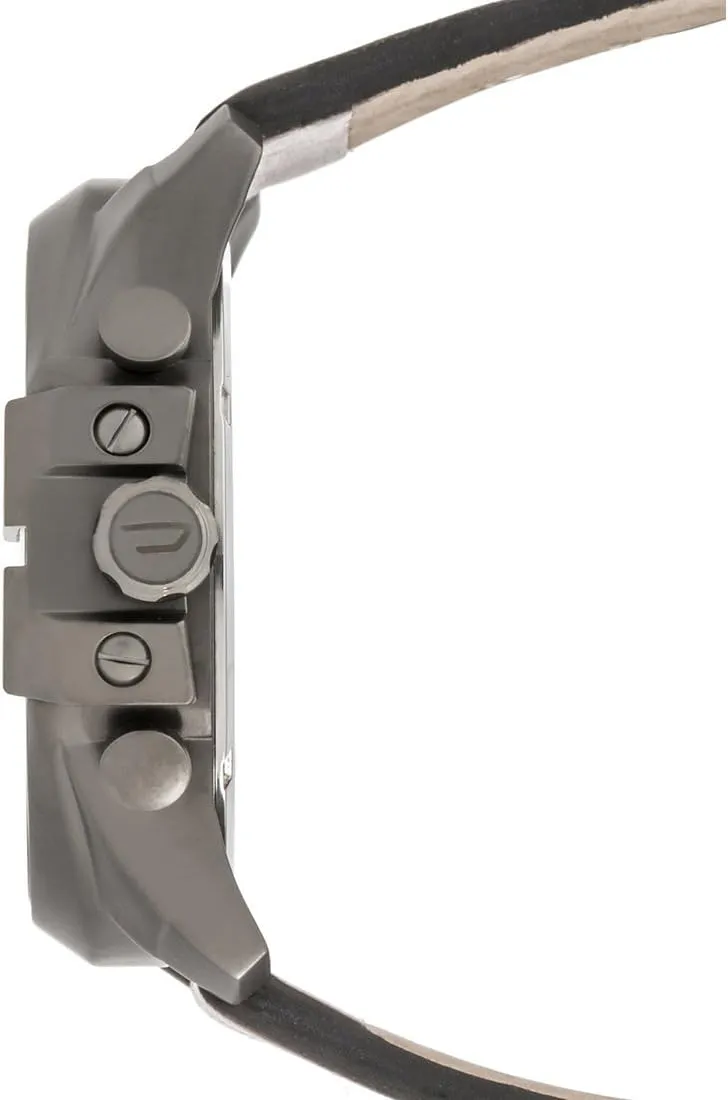 Men's Watch with facet pueblo slice Analog or Digital Movement Diesel Mega Chief Stainless Steel 