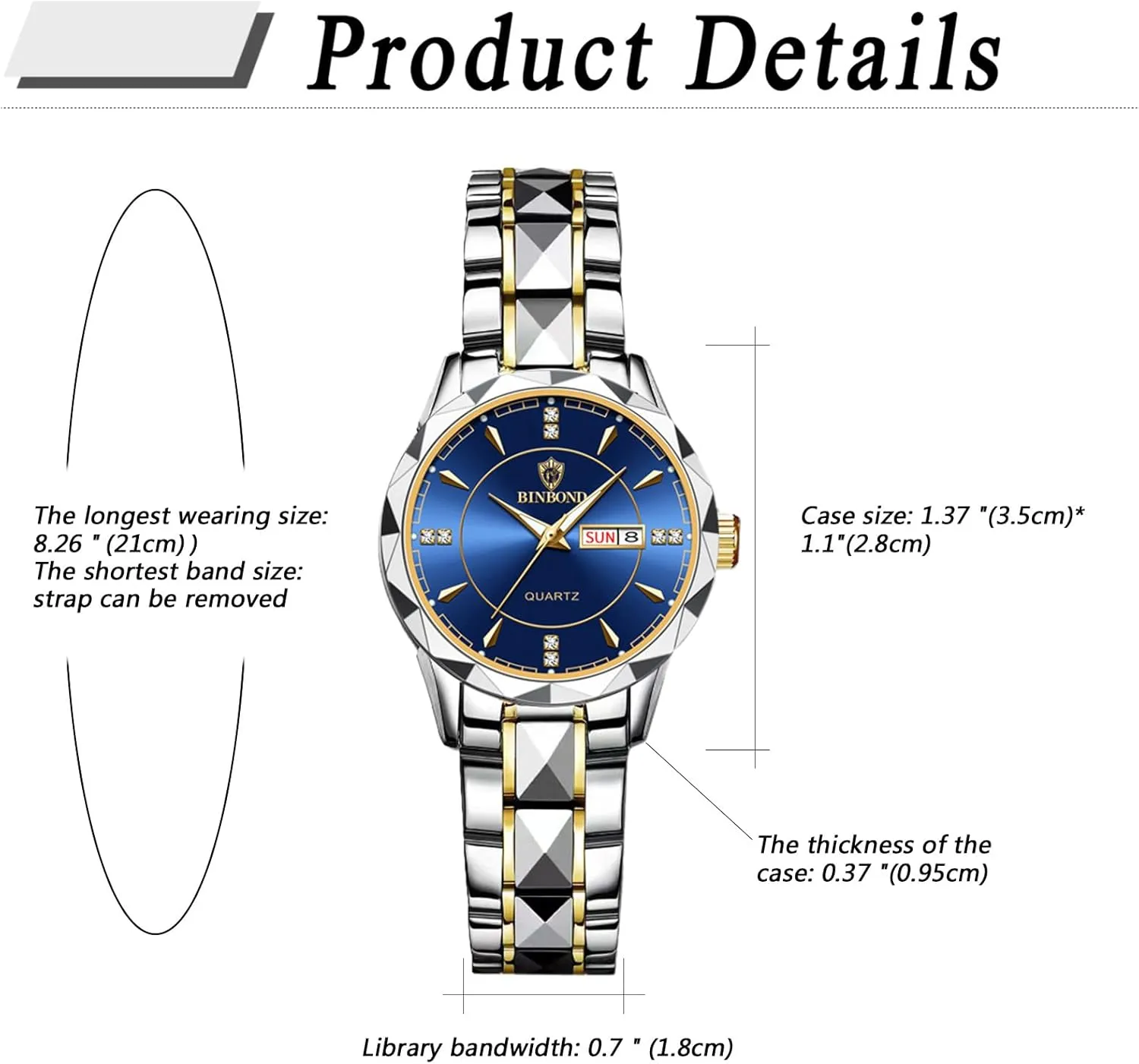 Men's Watches: Rhinestone Rhombus Analog Quartz Wrist Watches for Men Business Dress Watch Waterproof Luminous Day merge portrait laundry cognitive approve practice Date Watch OIDEA Stainless Steel 