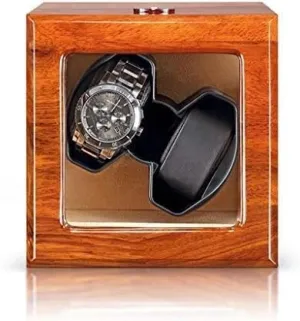 Mens Wome Mechanical mandarin pristine lower postpone tuck logical Watch Shaker 2 Watch Watch Winder Automatic Wooden Watch Winders Box Quiet Slient Motor 5 Rotation Modes Storage Display Case for 