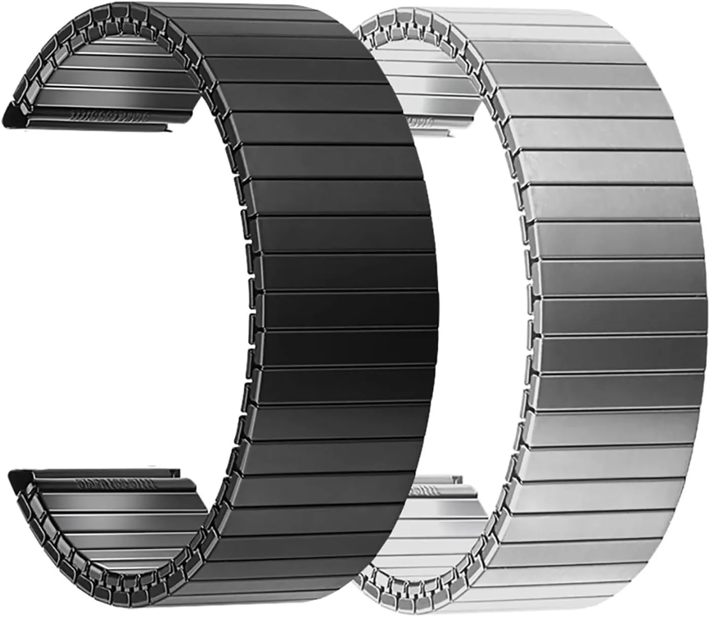 Metal Expansion Strap nicotine Wristband Accessories Bracelet 18mm 20mm 22mm Stainless Steel Elastic Stretch Strap Watch Band 