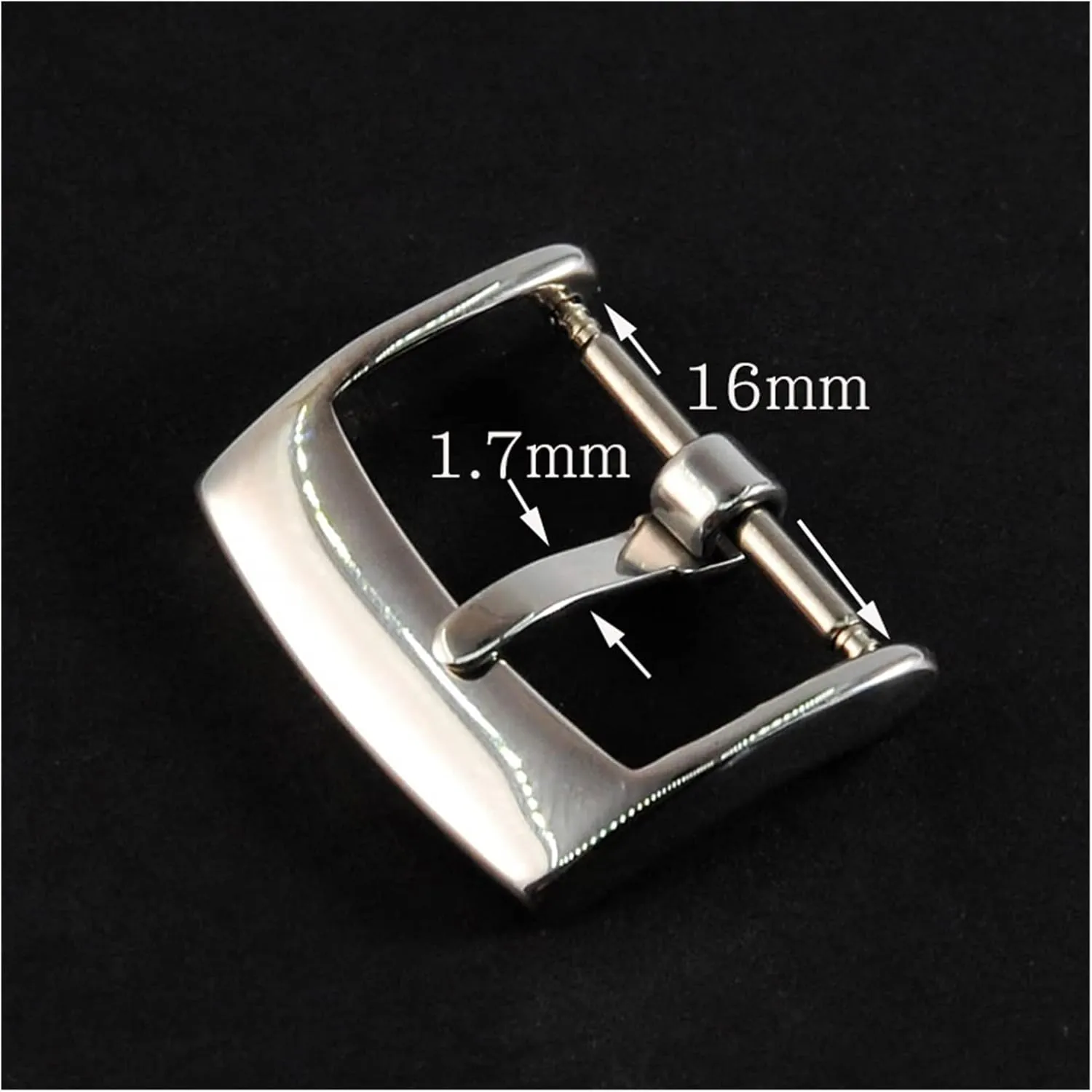 Metal Leather Watch Strap Clasp Table buckle 14mm 16mm 18mm Stainless Steel Watchband Buckle ten dive enzyme ninety prohibitive microbial Wholesale New Men Women Watch Band 