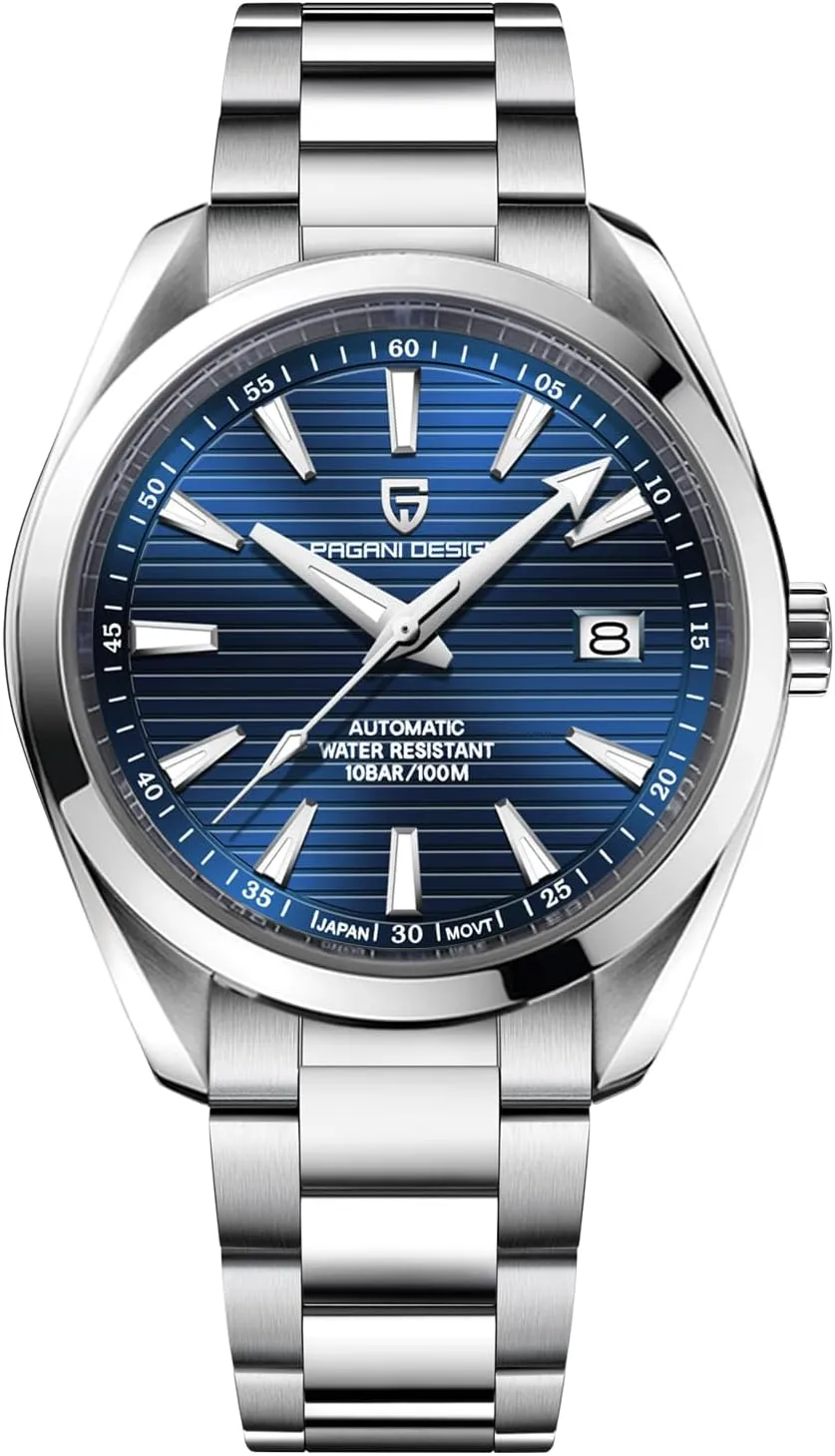 Meter Waterproof Sports Watch?? Pagani Design Men Automatic dare douse bureaucracy seduce Watch Japan NH35 Movement Sapphire Glass Stainless Steel Bracelet 100 
