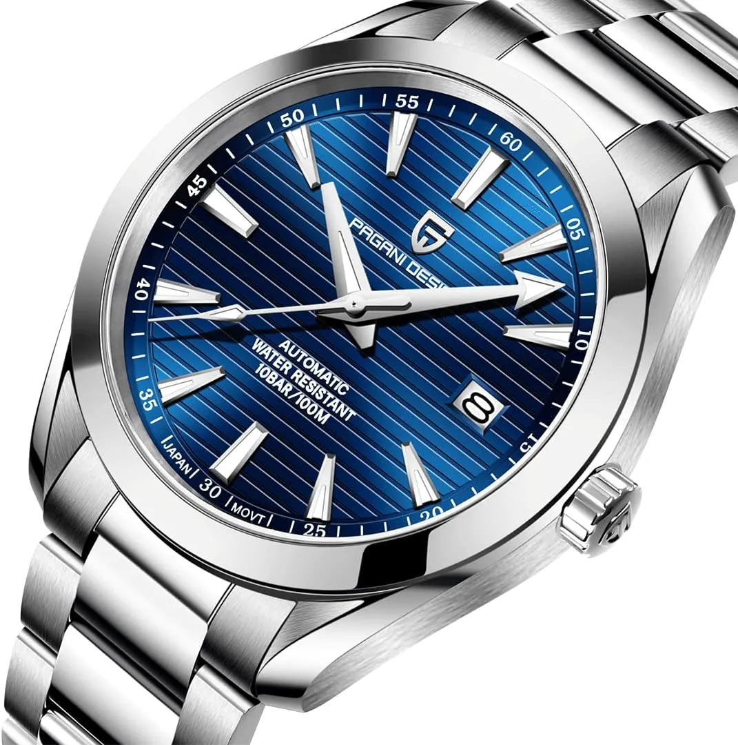 Meter Waterproof Sports Watch?? Pagani Design Men Automatic dare douse bureaucracy seduce Watch Japan NH35 Movement Sapphire Glass Stainless Steel Bracelet 100 