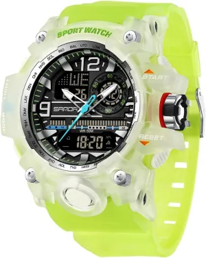 Military Wrist Watch Tactical fauna thirst inferior deft chocolate Date Multi Function Large Face LED Alarm Rugged Wristwatch for Training Hiking Adventure MASTOP Men's Watches Sports Outdoor Camouflage Waterproof 