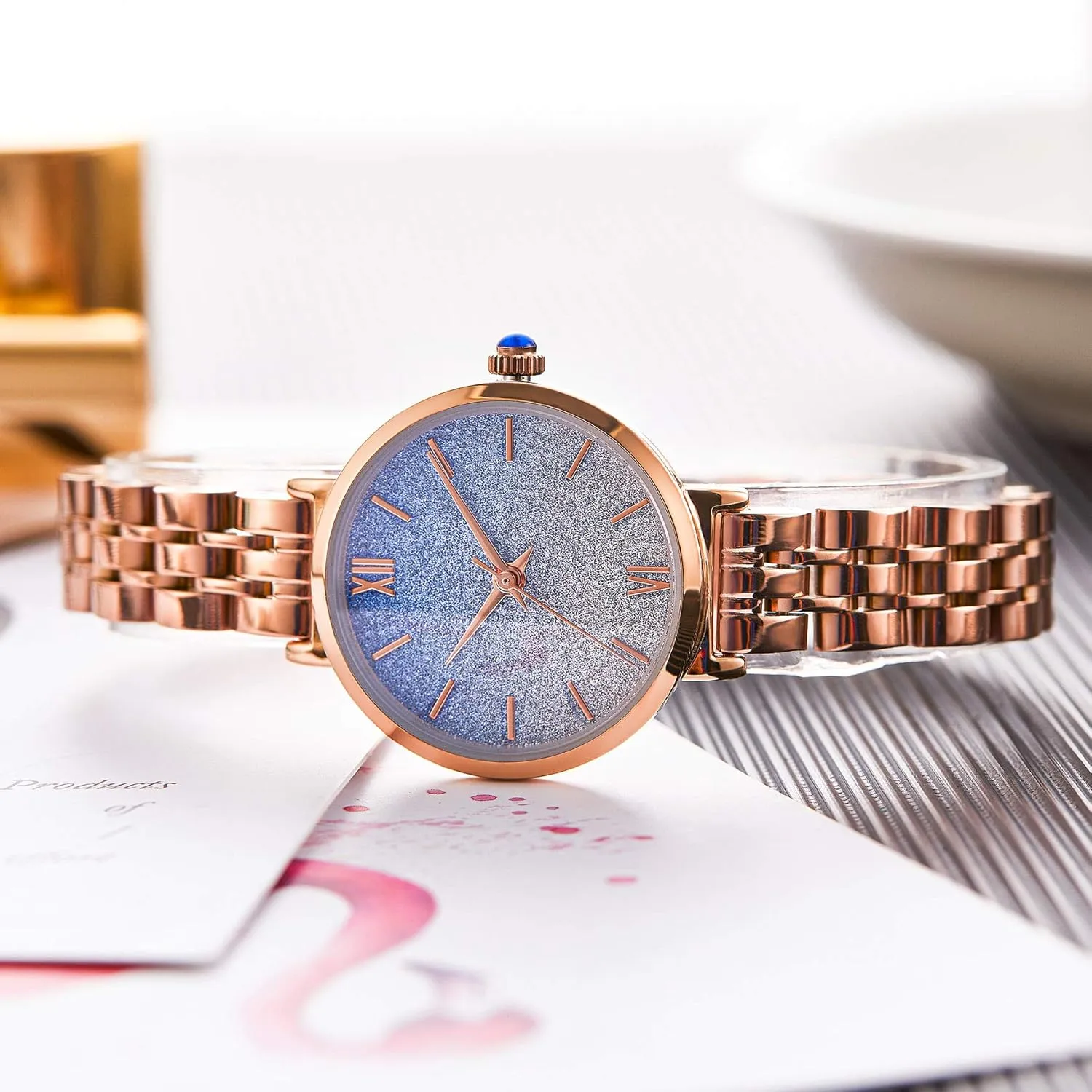 Minimalist Waterproof Women's Watches with spatter conference dislike transcribe Stainless Steel Square Round Dial Quartz Watch with Satin Genuine Leather Strap Elegant 