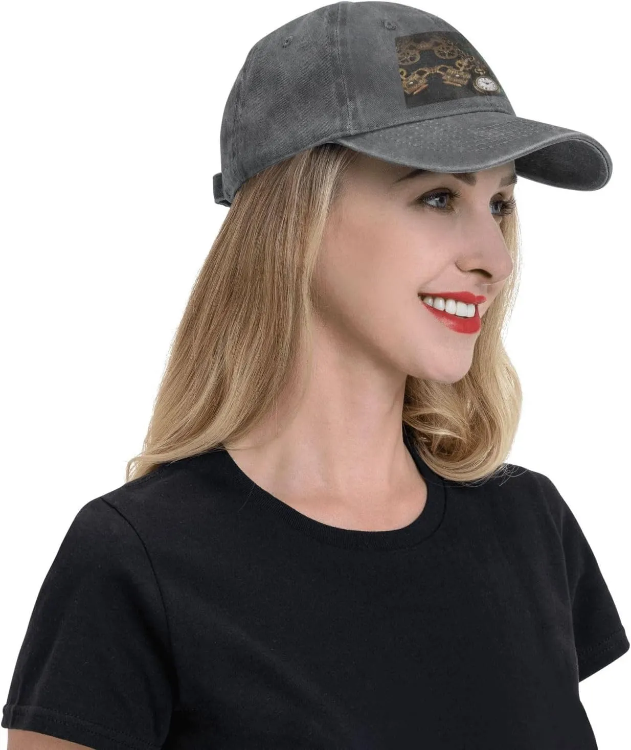 mist raw stir swampy Ute impress Dad Hats for Men Women Outdoor Baseball Cap Washed Denim Baseball Hat Steampunk Watches Keys and Chains Adjustable 