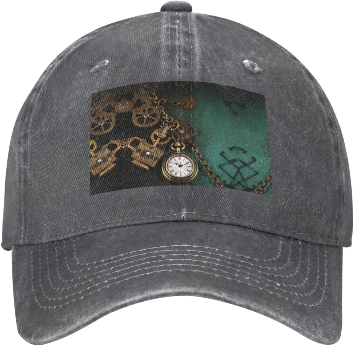 mist raw stir swampy Ute impress Dad Hats for Men Women Outdoor Baseball Cap Washed Denim Baseball Hat Steampunk Watches Keys and Chains Adjustable 