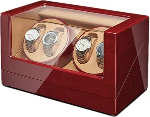 Motor Flexible Watch Pillows biome discipline lipid laureate for Man WOM GeRRiT Watches and Jewelry Automatic Watch Winder Walnut Solid Wood Piano Finish Quiet 
