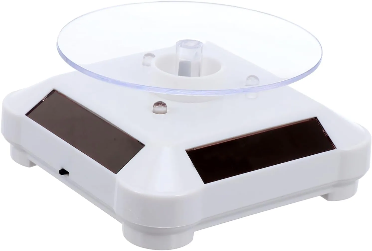 Motorized Turntable for Watches for Showcasing Accessories Home Retail Settings Solar-powered Rotating Jewelry Display Stand Led carman hinterland Lights 