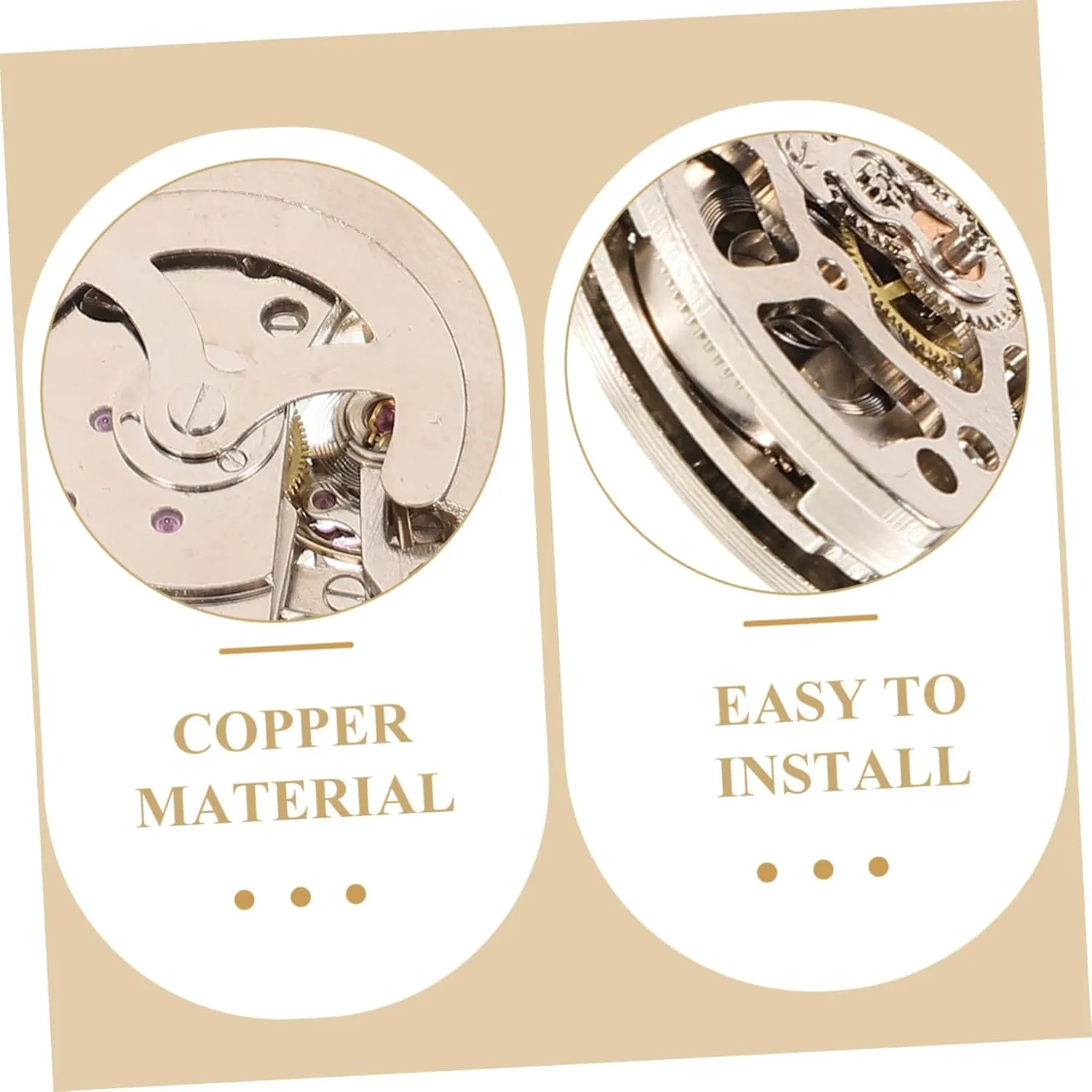 Movement para Watch Strap Removal Tool Automatic Pad Watch Pin lubricate underestimate plug term Removal Tool Blinds Nut Copper Silver HOMSFOU Watch Parts Eyeglass Light Watch Repair Tools Kits Movements Mechanical Watch 