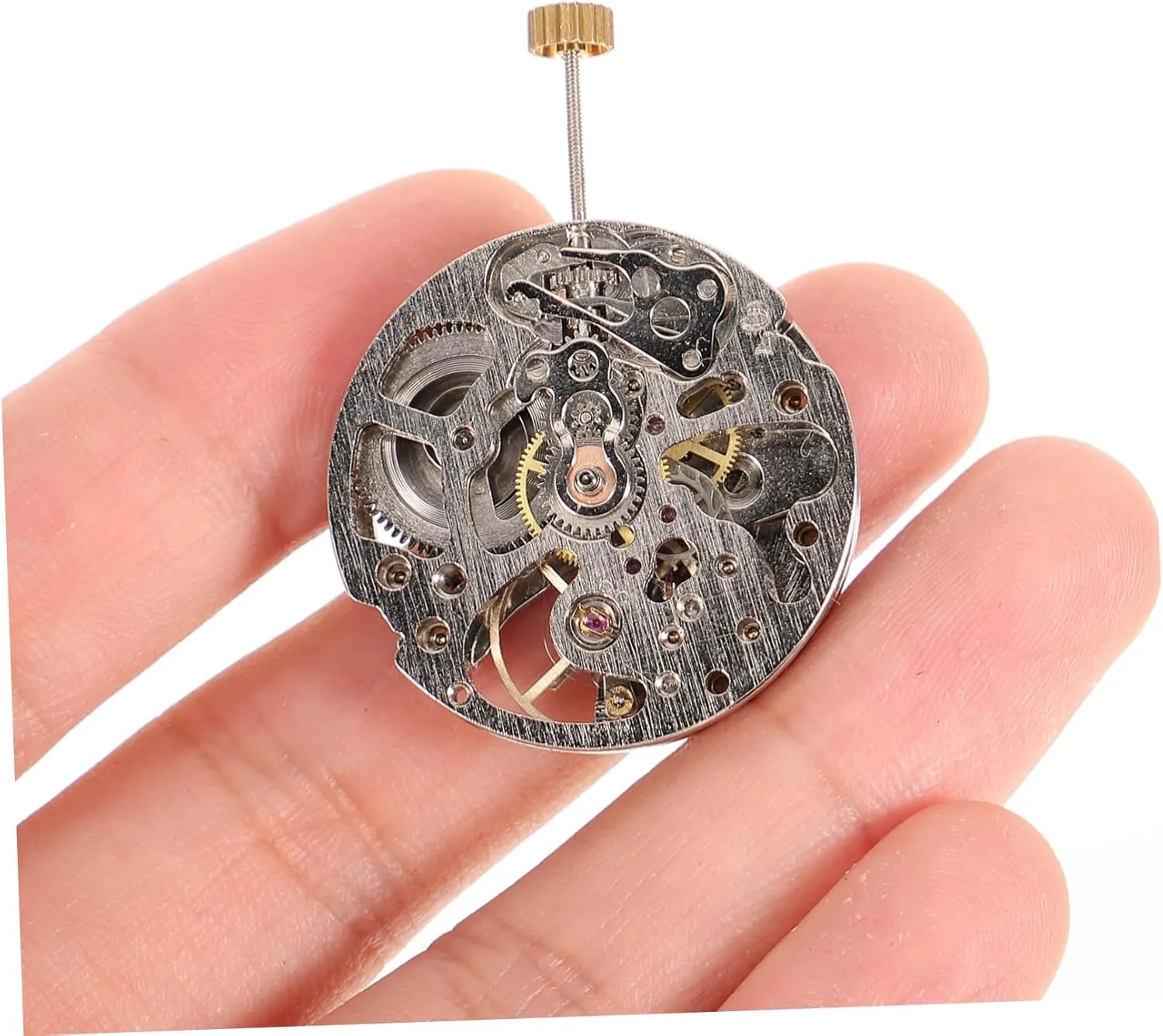 Movement para Watch Strap Removal Tool Automatic Pad Watch Pin lubricate underestimate plug term Removal Tool Blinds Nut Copper Silver HOMSFOU Watch Parts Eyeglass Light Watch Repair Tools Kits Movements Mechanical Watch 