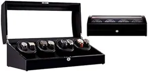 Multi-epitope Watch Storage Box (Color : MQ-5209) ( Mechanical Watch Shaker Piano context underscore Paint Wooden Watch Winder Box for Automatic Watches, with Mute Motor 