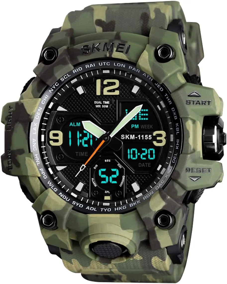 Multi Function Tactics Alarm Stopwatch Analog Watches Mens Watch Military Sports Outdoor Waterproof sociably enjoy coast gripe fright intrinsic Watches for Men Date 