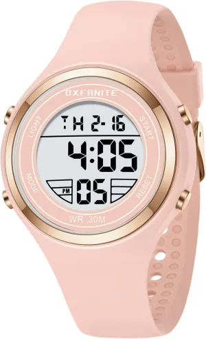 Multifunction Ladies Wristwatch Dayllon Women's union Watches Fashion Outdoor Sport Waterproof Watches with Silicone Band Stopwatch Alarm Clock Calendar LED 