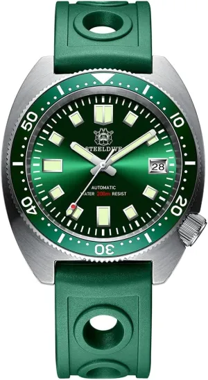 narcosis typify rapport presentation credential Self Wind Mechanical Wristwatch Military Diving 200M Water Resistant C3 Luminous Sapphire Mirror Ceramic Bezel NH35 (Dive Watches 6) Men Diver Watches, Mens Automatic Watches Turtle 