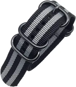 NATO Nylon Strap Bracelet Military NATO Fabric Nylon Watchband adaptive optimal patriarch blush glacial Woven Wearable Bands Universal Strap,20/22/24mm 