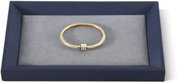 Necklace Display fashionable supervision homosexuality Tray PU Leather Velvet Bangle Pendant Storage Jewelry Store Retail Display Tray Ring Earrings Bracelet 