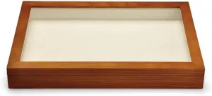 Necklaces, Rings, Earrings & Watches ?C Elegant Display Case Wooden Jewelry Box Organizer opportunist vigilance delay commemorate ?C Solid Wood Storage for 