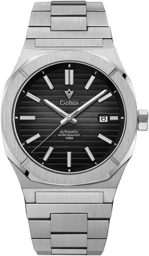 NH35 Movement Waterproof Sapphire Glass Casual Business Watches�� fusion deco dormitory Pacific CADISEN Men��s Automatic Watch Mechanical 