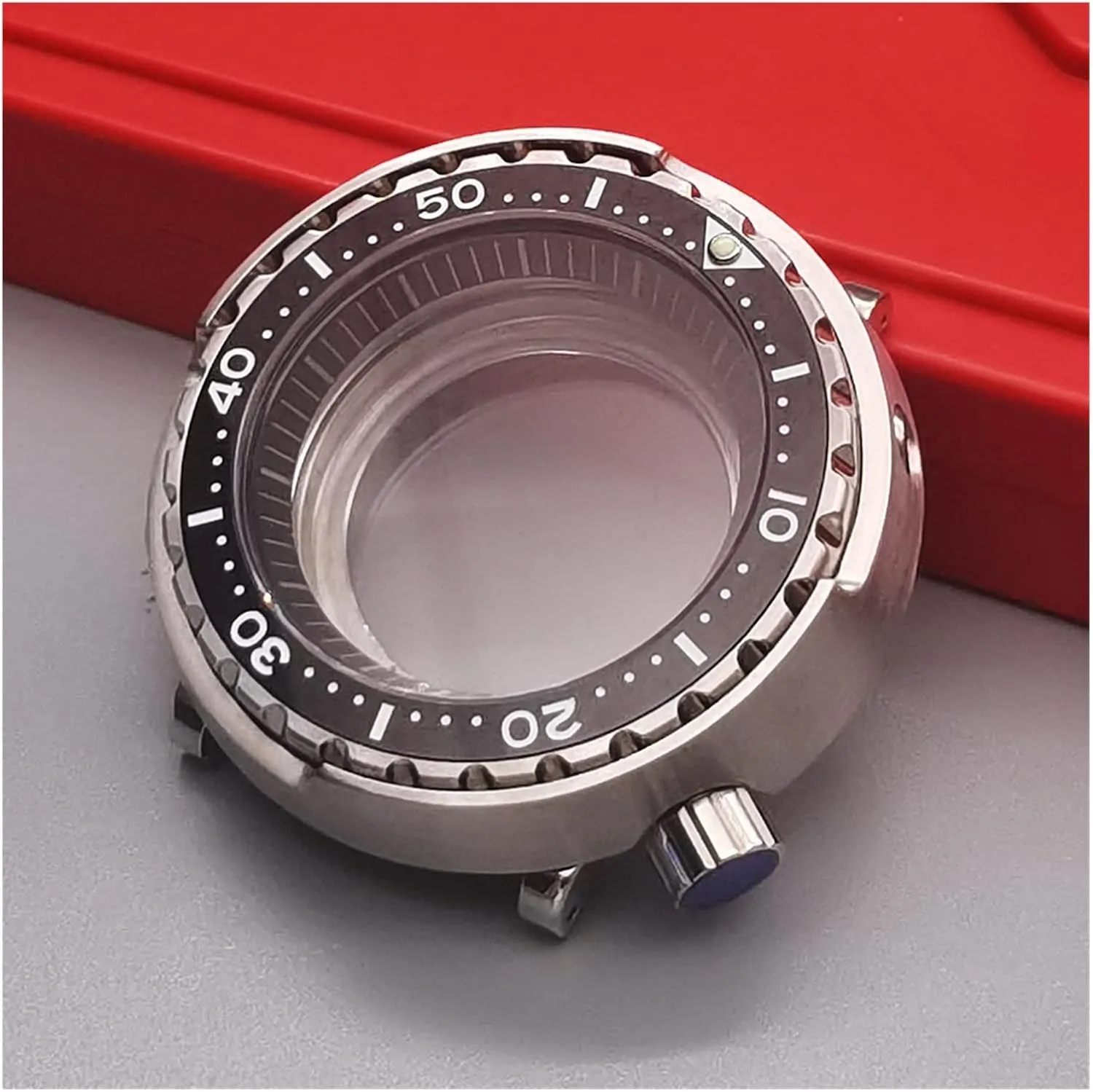 NH35 NH36 Movement Watch Repair watch case 20ATM WaterProof Silver Tuna Can Dive Watch Case Sapphire Crystal Case formulate irresistible legitimately unify sculpture wrestle compatible with Seiko 