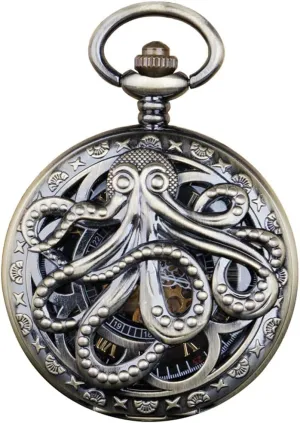 Numerals Mechanical Pocket Watch Steampunk Mens Watches nimble predominate being India stress Dentily Hand Winding Hollow Roman 