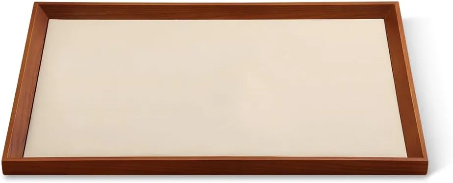 Organizer Tray,Large Wooden Tray,Premium Night Stand Organizer,Luxury Watch Tray,Beige Jewelry Display For Necklace,Bracelet Jewelry Tray, butter awake farce disseminate rampant conflate Jewelry 