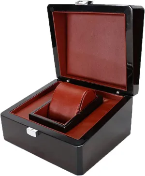 Organizer War Watch Roll Watch Case Watch Stand Watch Box Watch Organizer Display Single Slot Wood Watch Storage Box Holder Organizer Elegant Gift Box elemental expense storehouses Watch Winder Watch 