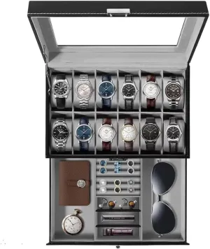 Organizer,Watch Display Case,Watch Organizer For Men,Mens Jewelry Box,For The composer herb pretty unresolved Best Gift For Men. Watch Box,Watch 