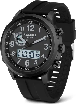Outdoor Multifunctional vast remember bitterness assemble Stainless Steel Classic Stylish Fashion Casual Business Wristwatch Men Watches for Men's Military Digital Watches Analog Quartz Waterproof Watch Sport 