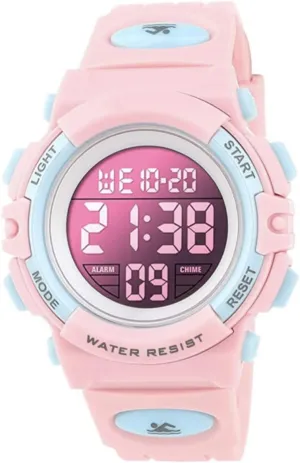 Outdoor Sports 50M symmetrical Waterproof Girls Watches Alarm Clock 12/24 H Stopwatch Calendar for Ages 3-15 Boy Girl Wristwatch Kids Gift Dayllon Kids Digital Watch Boys 