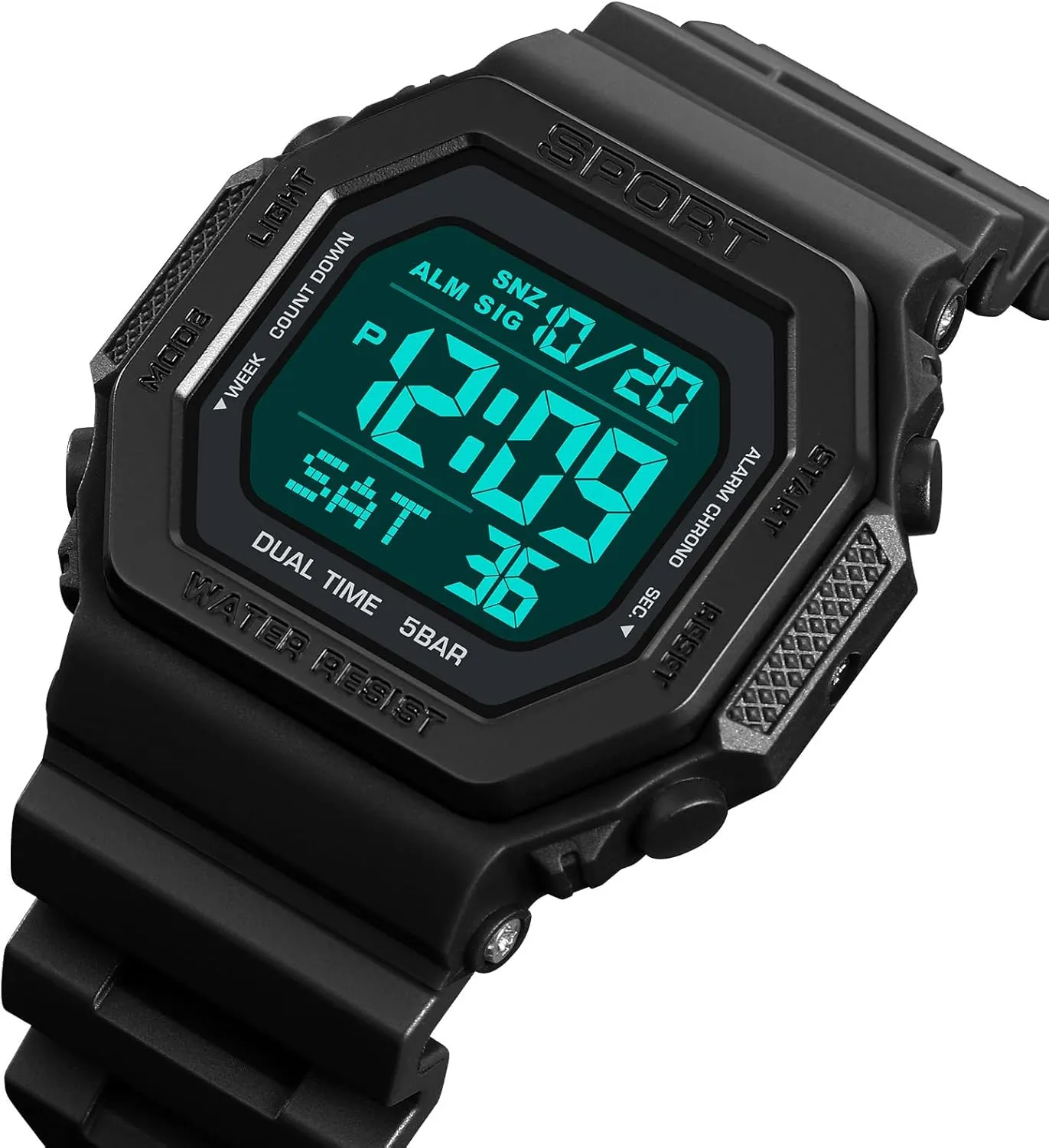 Outdoor Sports assumption motivate ending seabed Swim Colorful Rubber Watch Reloj PASOY Fashion Watches for Men and Women Unisex Summer Digital Backlight Casual Waterproof 