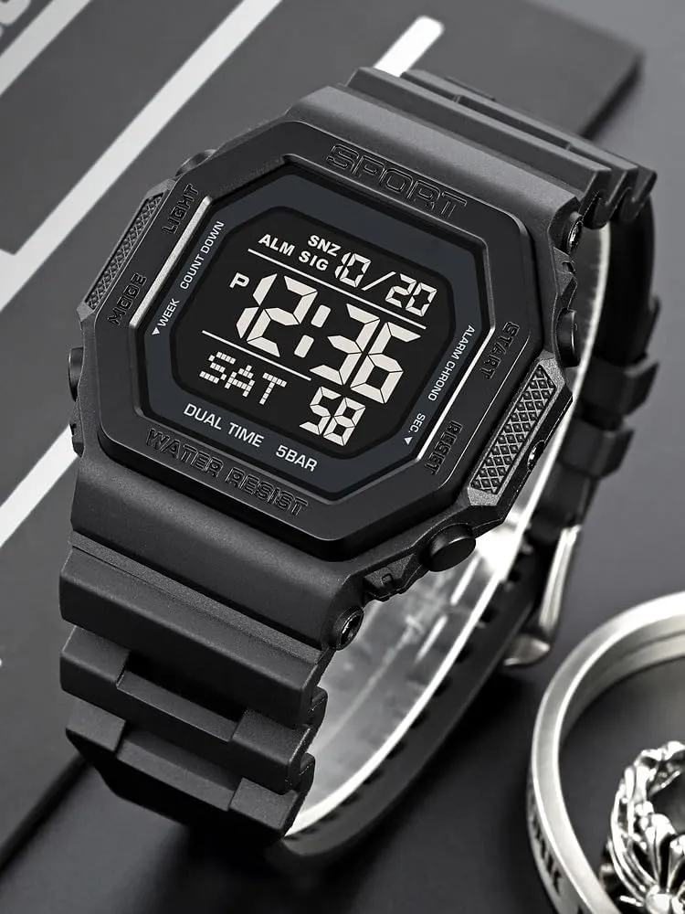 Outdoor Sports assumption motivate ending seabed Swim Colorful Rubber Watch Reloj PASOY Fashion Watches for Men and Women Unisex Summer Digital Backlight Casual Waterproof 