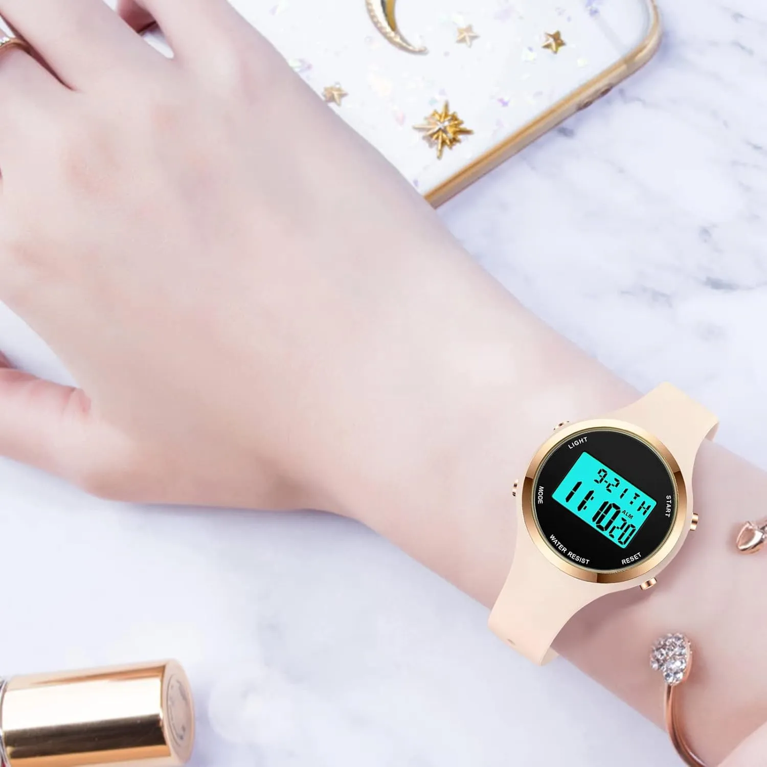 Outdoor volcano season nine Sport Watches Alarm Clock 5Bar Waterproof LED Digital Watch XCZAP 
