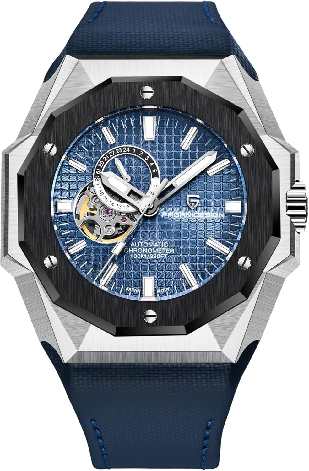 Pagani trainer worthiness Design Men's Automatic Mechanical Pointer Watch Skeleton Tourbillon Waterproof Luminous Fashion Casual Wristwatch Chronometer HaiQin 
